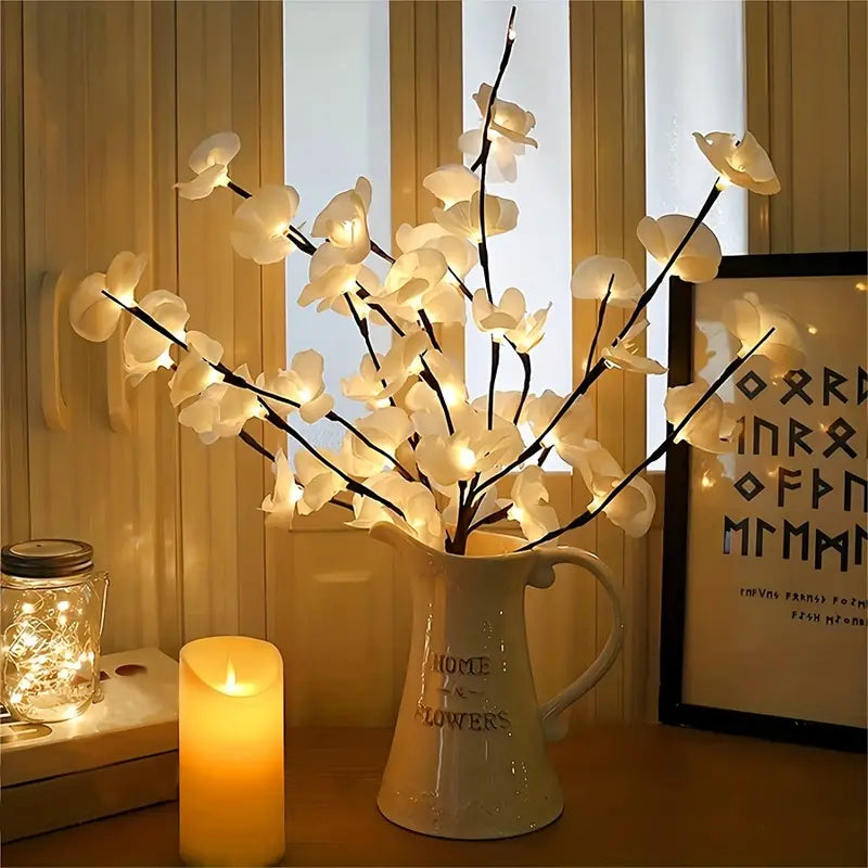 1pc-20 LED White Willow Branch Lights-2