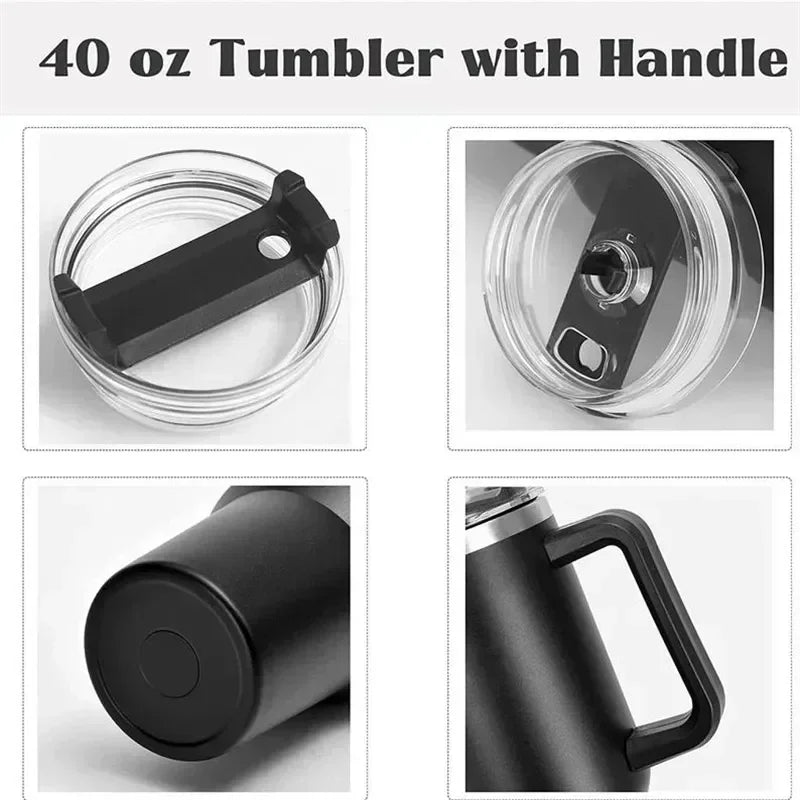 Stainless Steel Insulated Water Bottle with Handle-1