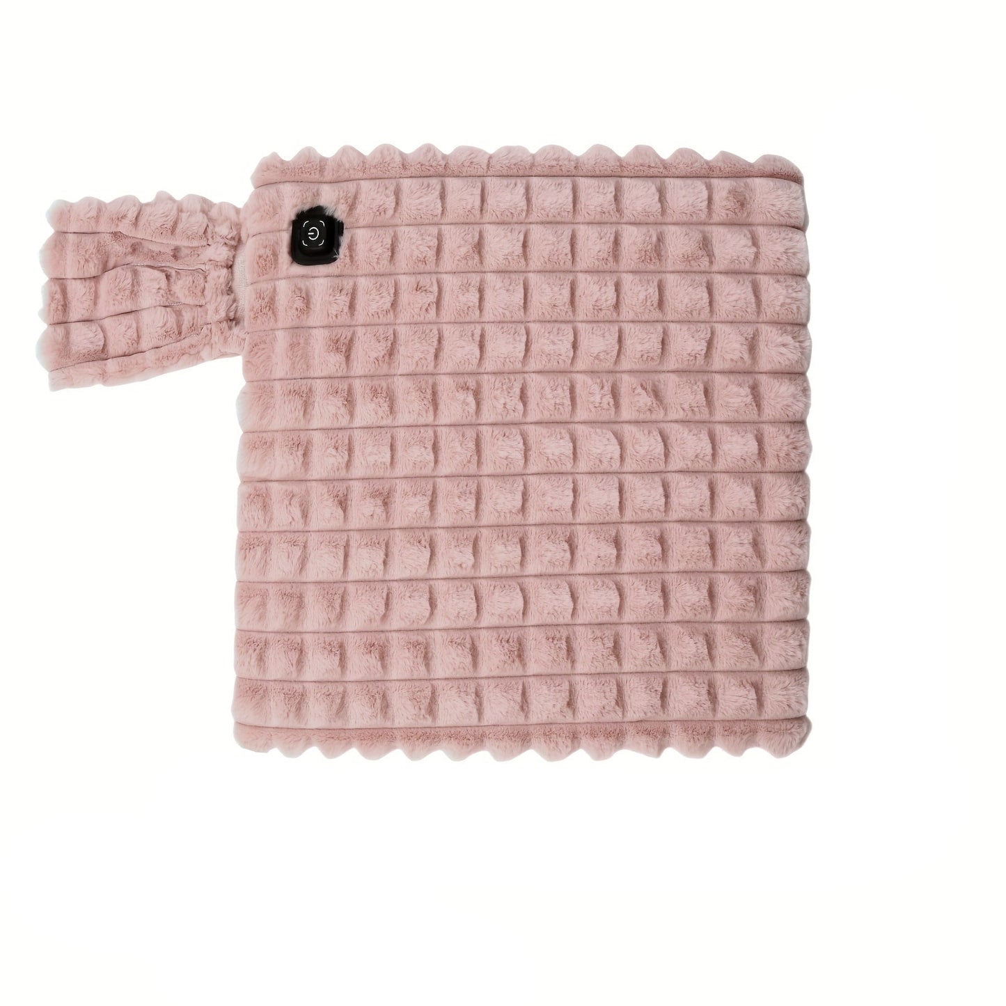 Heated Faux Fur Seat Cushion USB 3-Temp Control-0