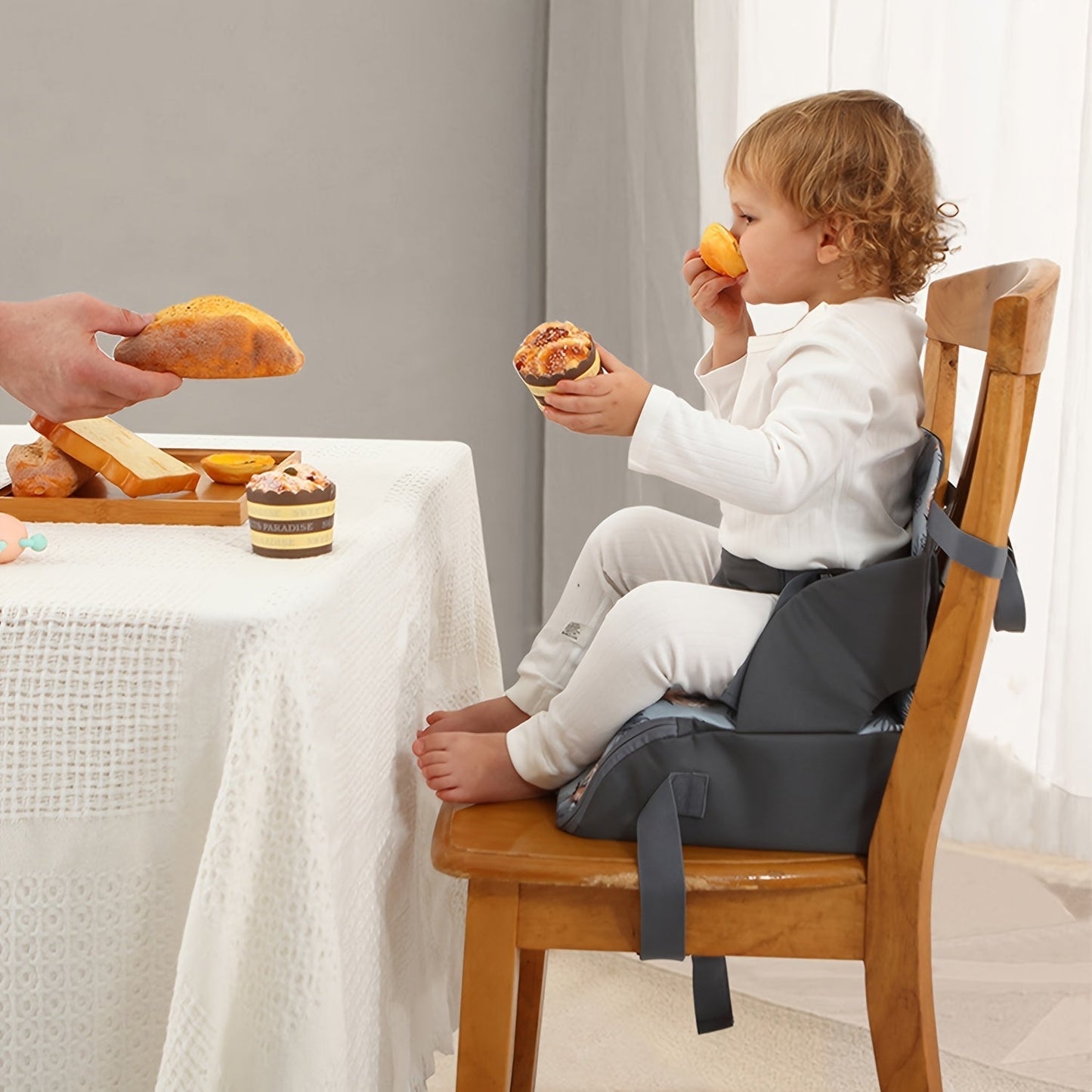 Portable Kids Dining Booster Cushion-1
