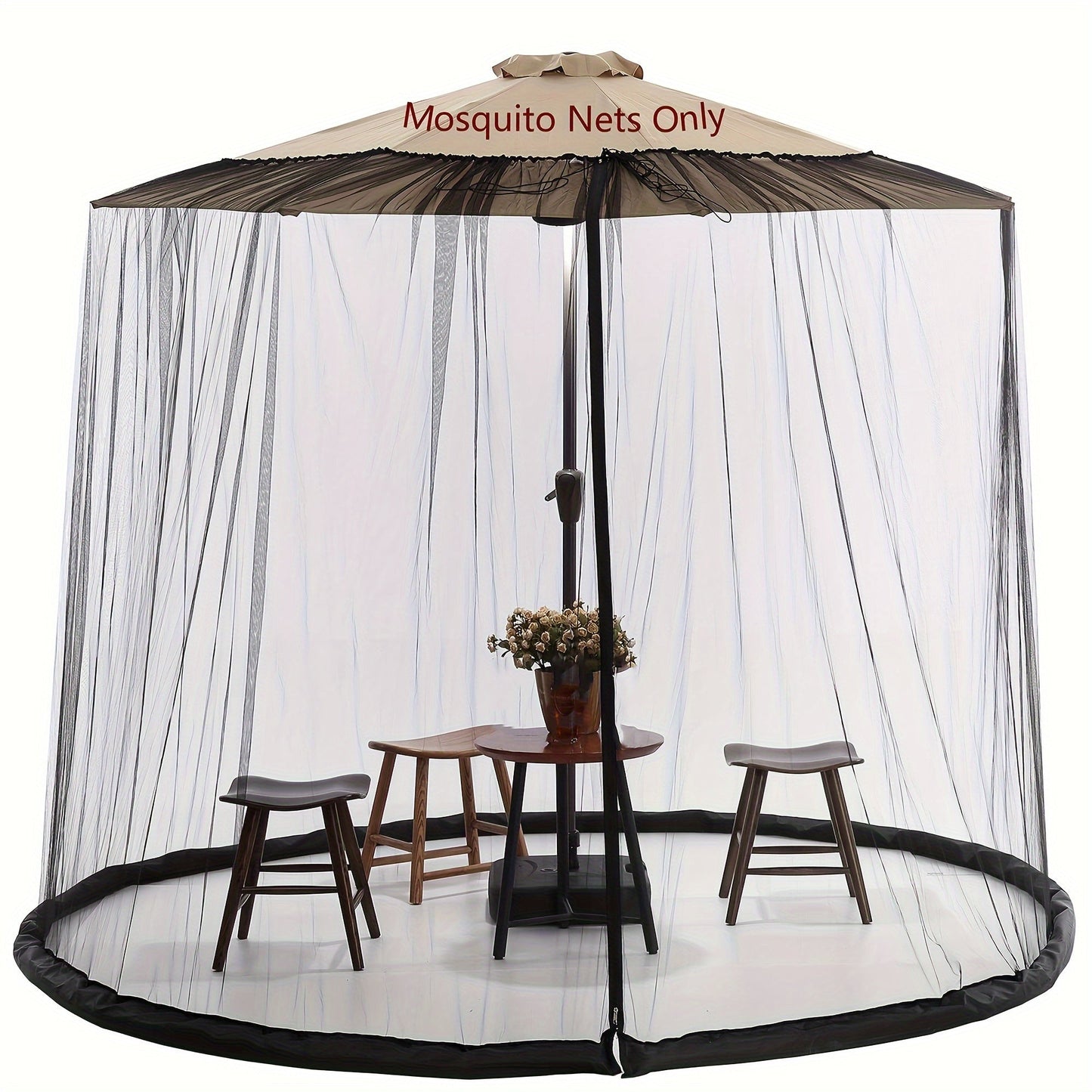 Outdoor Mesh Mosquito Net Black-1