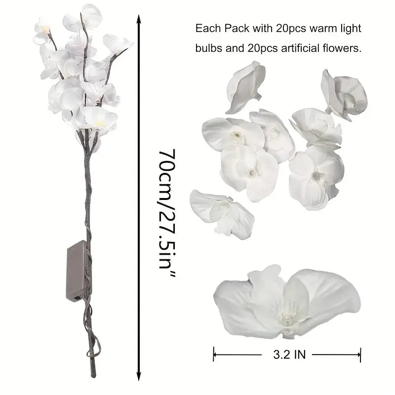 1pc-20 LED White Willow Branch Lights-3